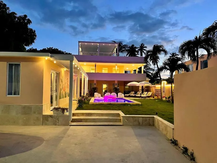 Palm Villa - Amazing Direct Sandy Beach Access Luxury Villa Loiza